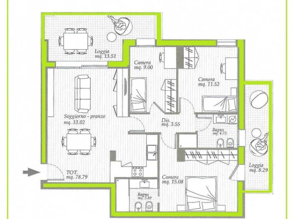 appartamento in vendita ad Albignasego