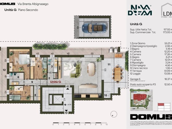 appartamento in vendita ad Albignasego