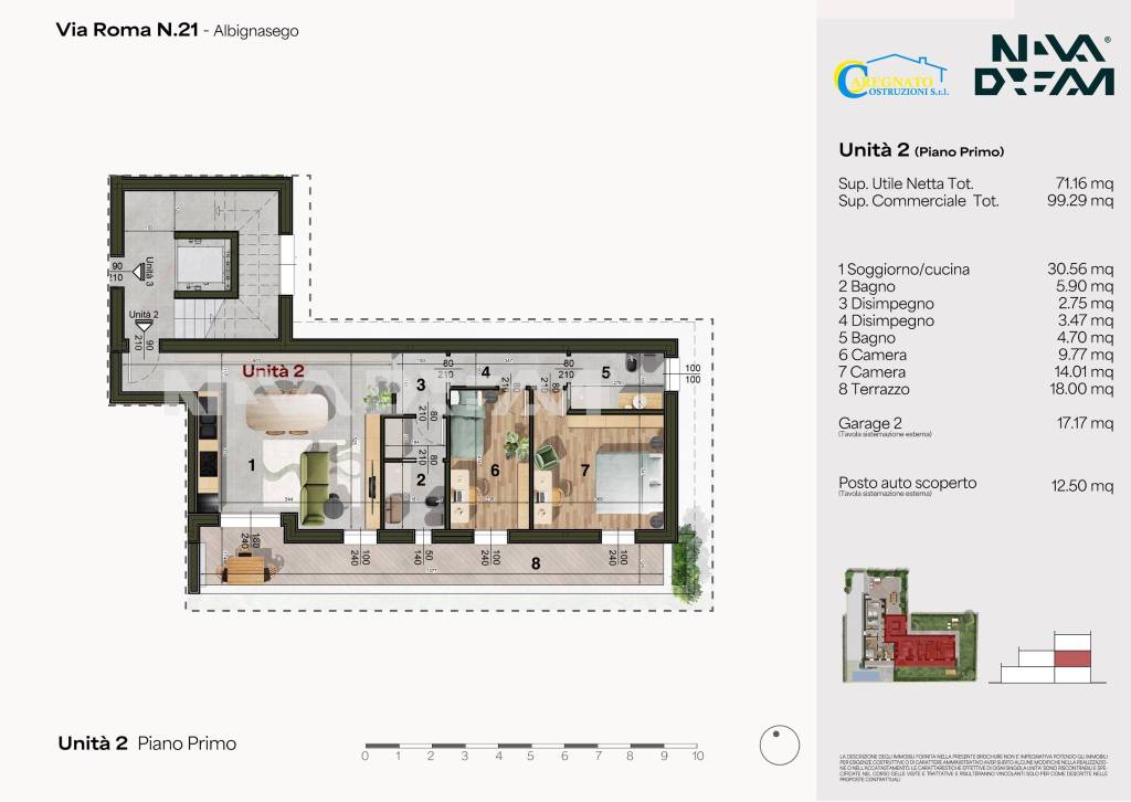 appartamento in vendita ad Albignasego