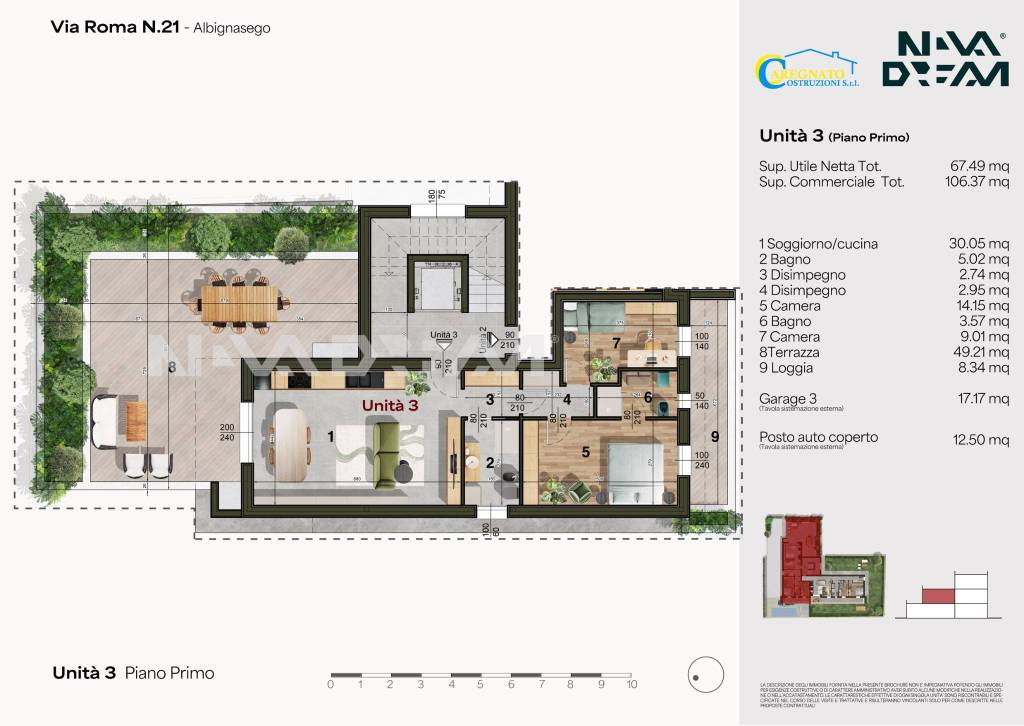 appartamento in vendita ad Albignasego