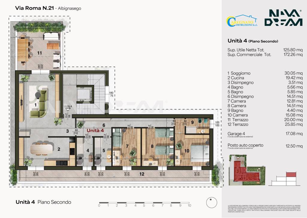 appartamento in vendita ad Albignasego