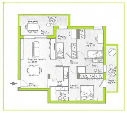 appartamento in vendita ad Albignasego