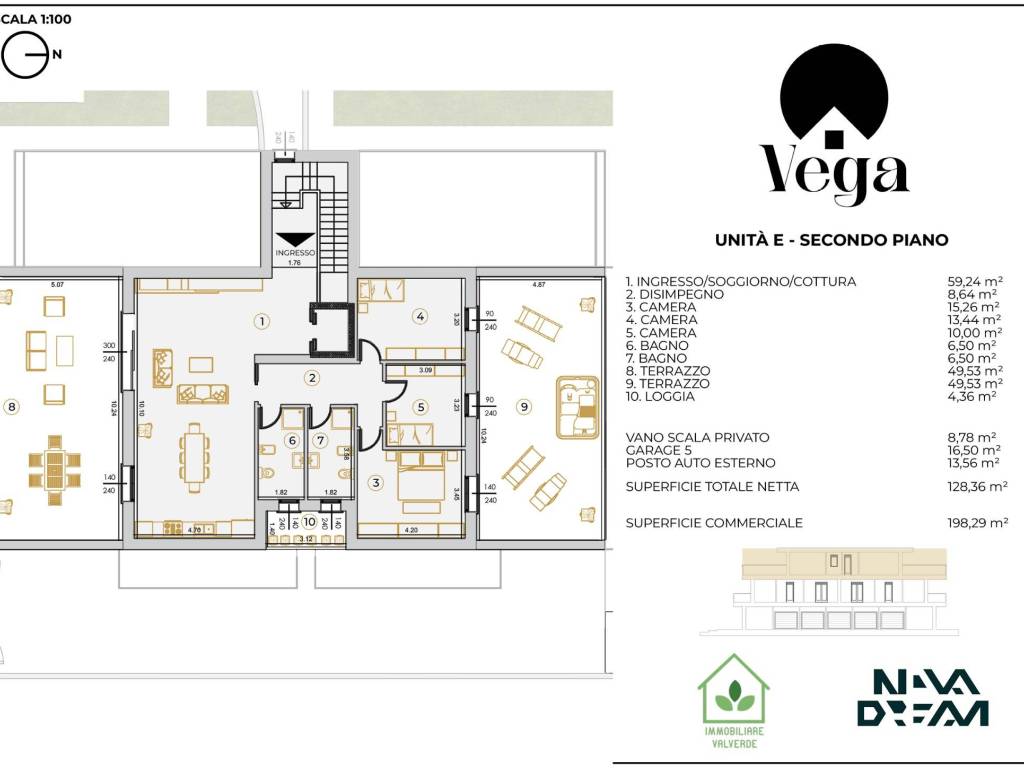 appartamento in vendita ad Albignasego in zona Mandriola