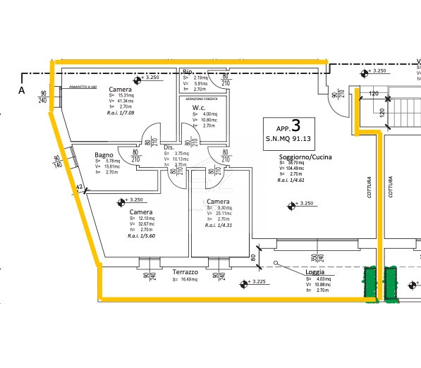 appartamento in vendita ad Albignasego