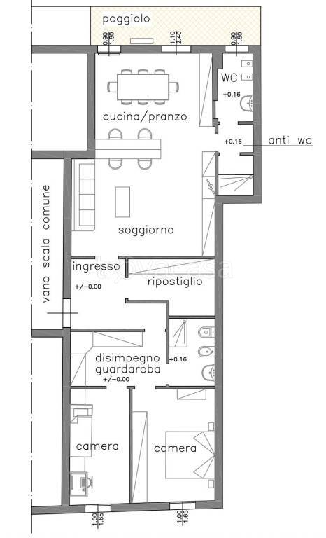 appartamento in vendita a Bovolenta
