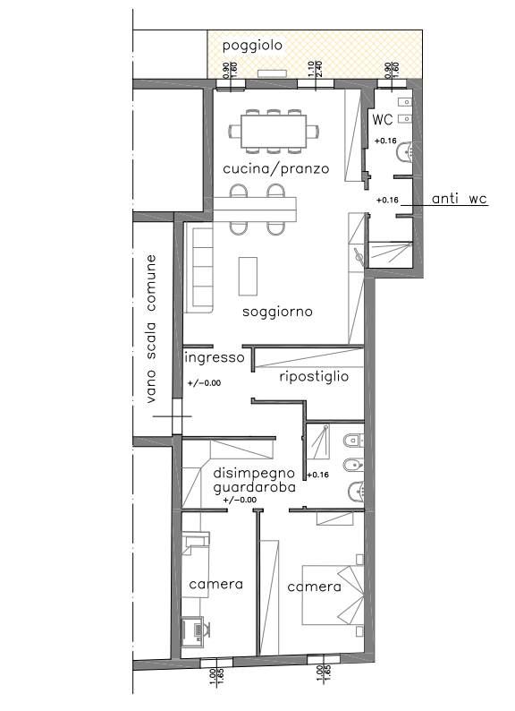 appartamento in vendita a Bovolenta