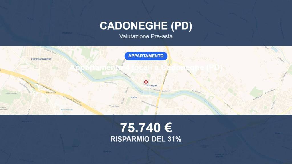 appartamento in vendita a Cadoneghe
