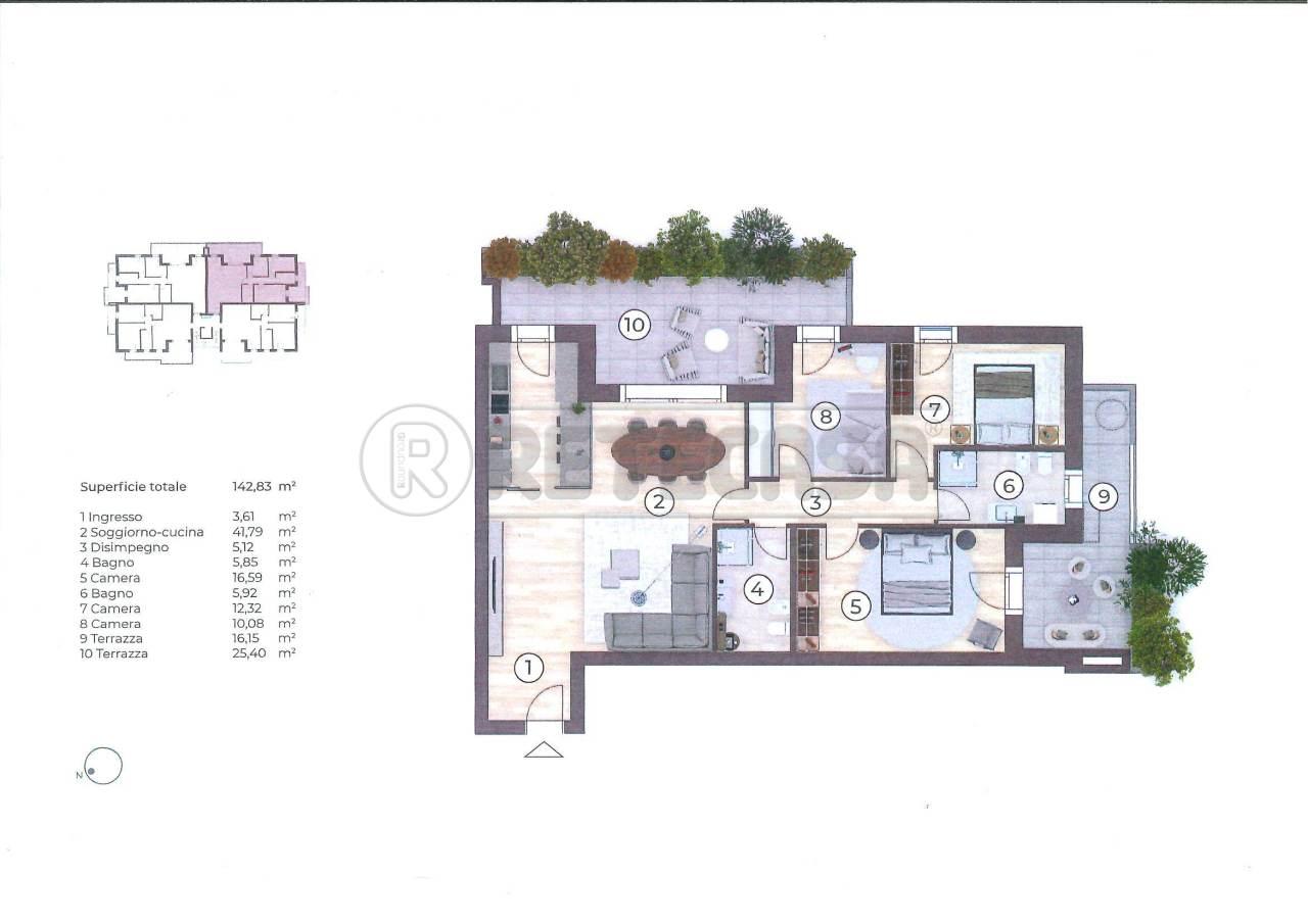 appartamento in vendita a Camposampiero