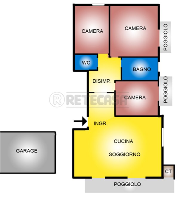 appartamento in vendita a Camposampiero