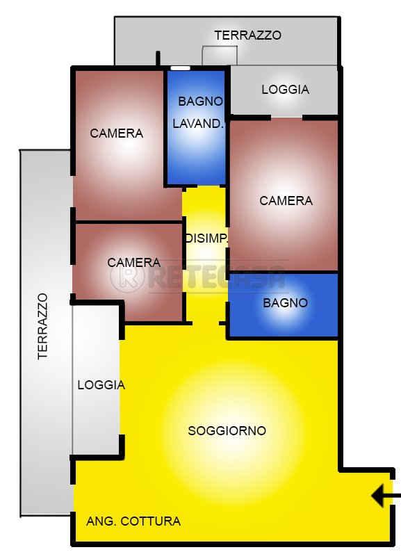 appartamento in vendita a Camposampiero
