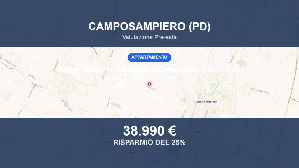 appartamento in vendita a Camposampiero