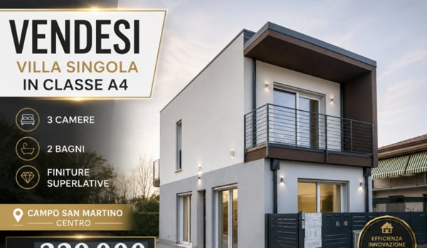 casa indipendente in vendita a Campo San Martino
