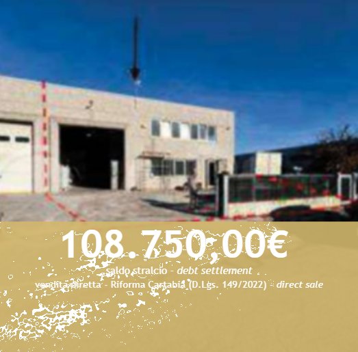 locale commerciale in vendita a Candiana