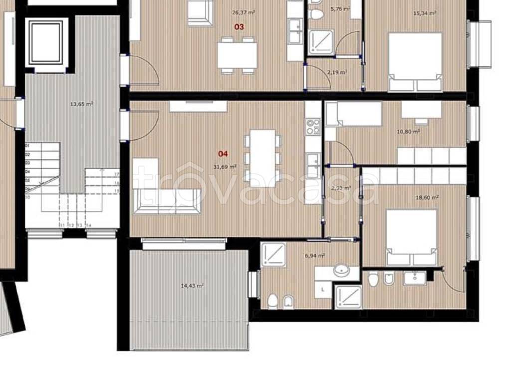 appartamento in vendita a Casalserugo