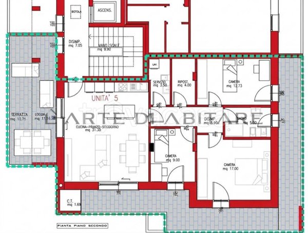 appartamento in vendita a Casalserugo