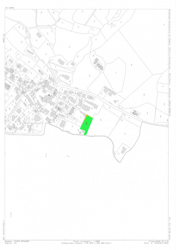 terreno edificabile in vendita a Cinto Euganeo