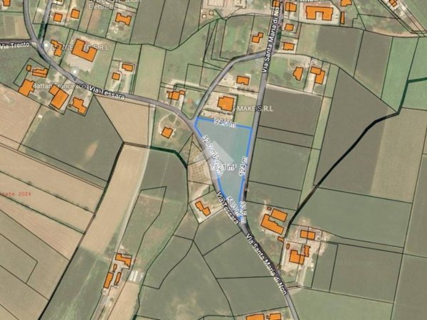 terreno agricolo in vendita a Curtarolo in zona Santa Maria di Non