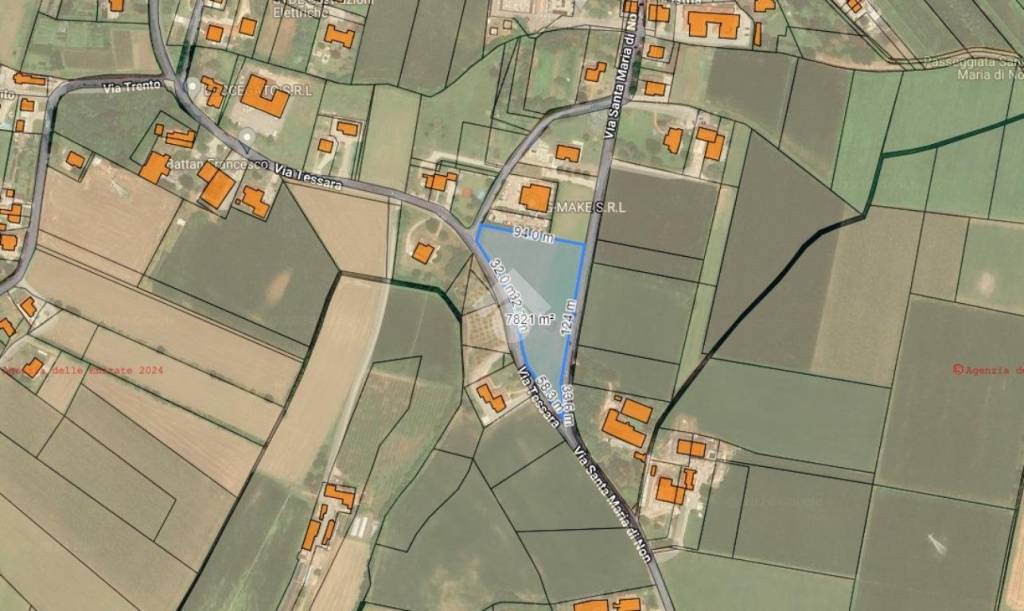 terreno agricolo in vendita a Curtarolo in zona Santa Maria di Non