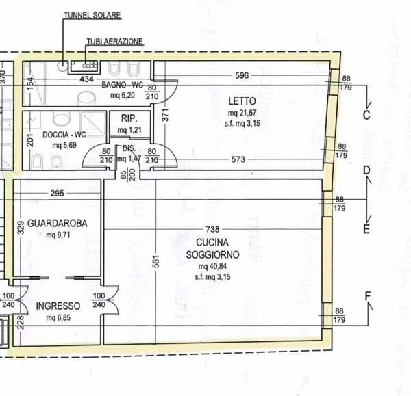 appartamento in vendita ad Este