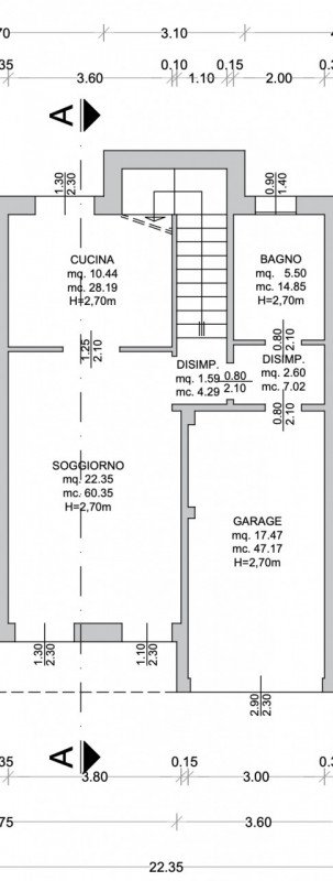 casa semindipendente in vendita a Legnaro in zona Casone