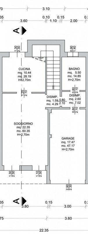 casa semindipendente in vendita a Legnaro in zona Casone