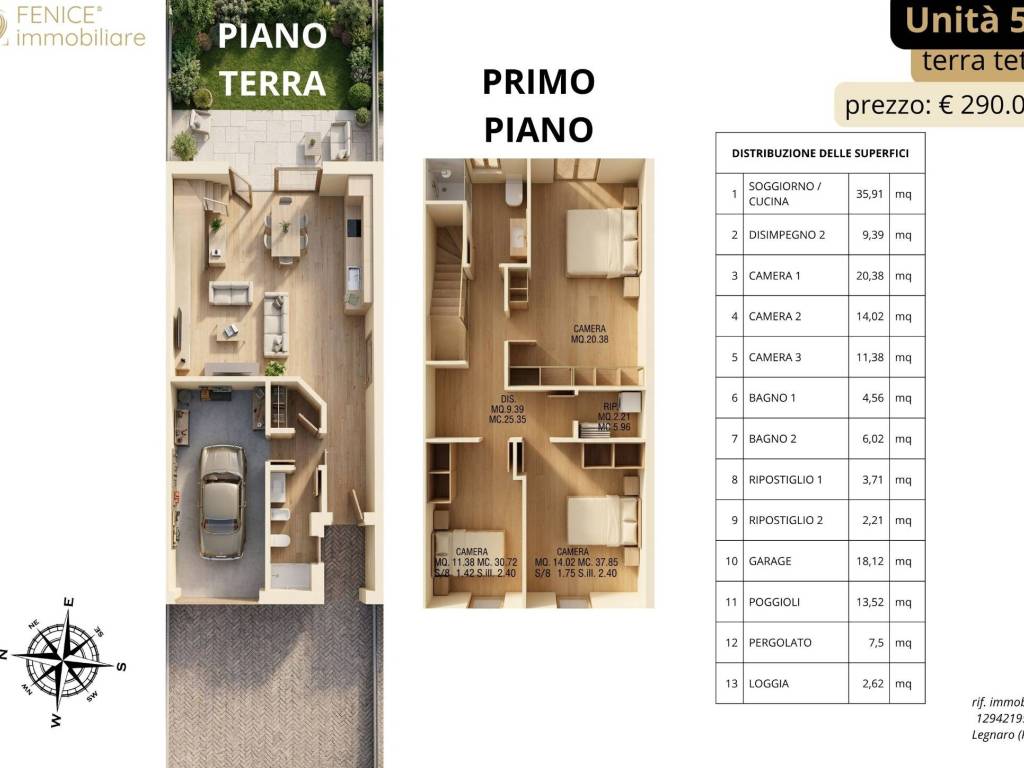 casa indipendente in vendita a Legnaro in zona Volparo