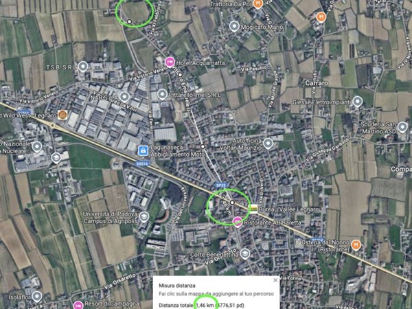 terreno agricolo in vendita a Legnaro in zona Casone