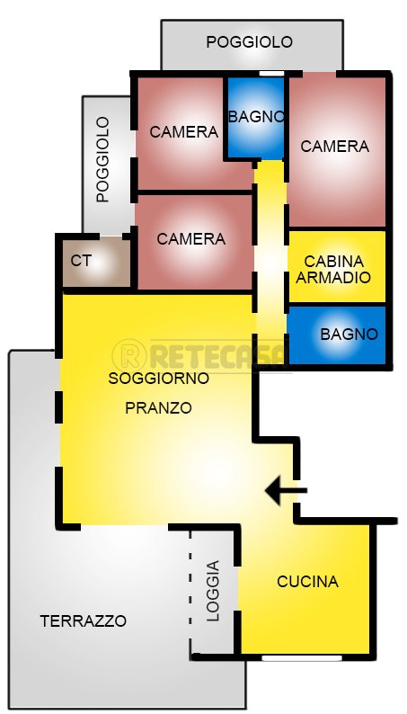 appartamento in vendita a Massanzago in zona San Dono