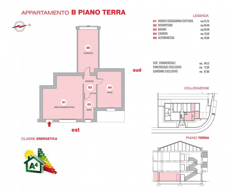 appartamento in vendita a Mestrino in zona Lissaro
