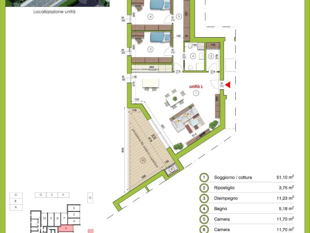 appartamento in vendita a Monselice