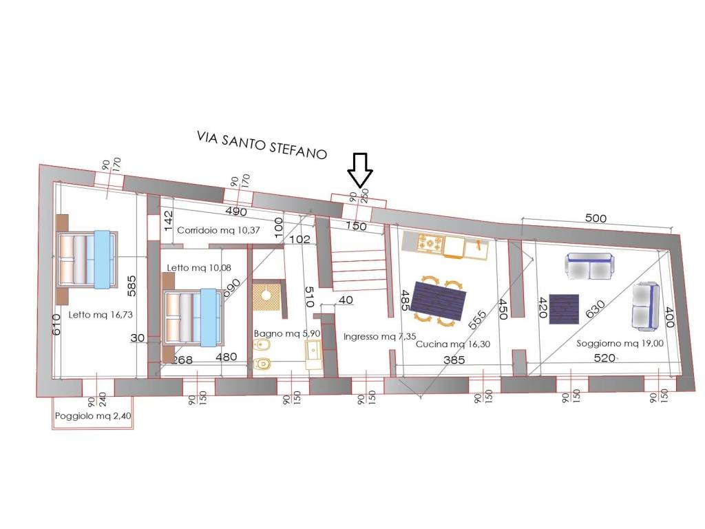 appartamento in vendita a Monselice