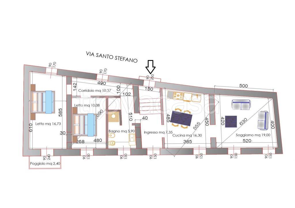 appartamento in vendita a Monselice