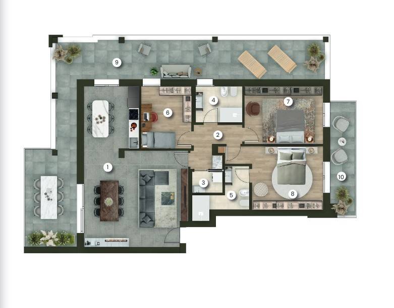 appartamento in vendita a Montegrotto Terme