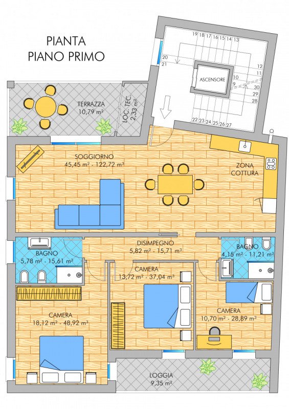 appartamento in vendita a Montegrotto Terme