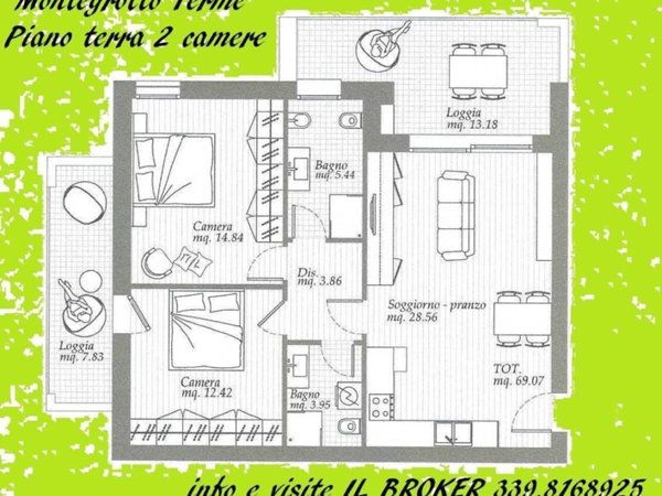 appartamento in vendita a Montegrotto Terme