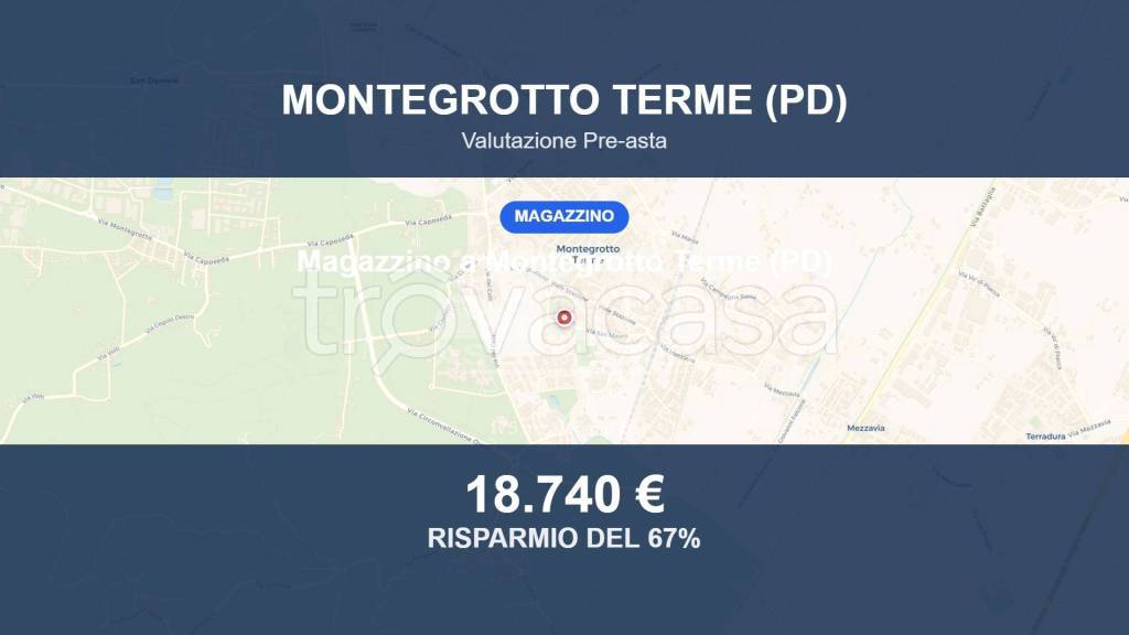 locale commerciale in vendita a Montegrotto Terme in zona Mezzavia
