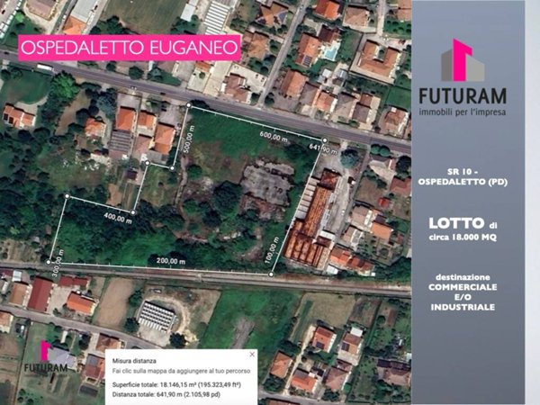 terreno agricolo in vendita ad Ospedaletto Euganeo