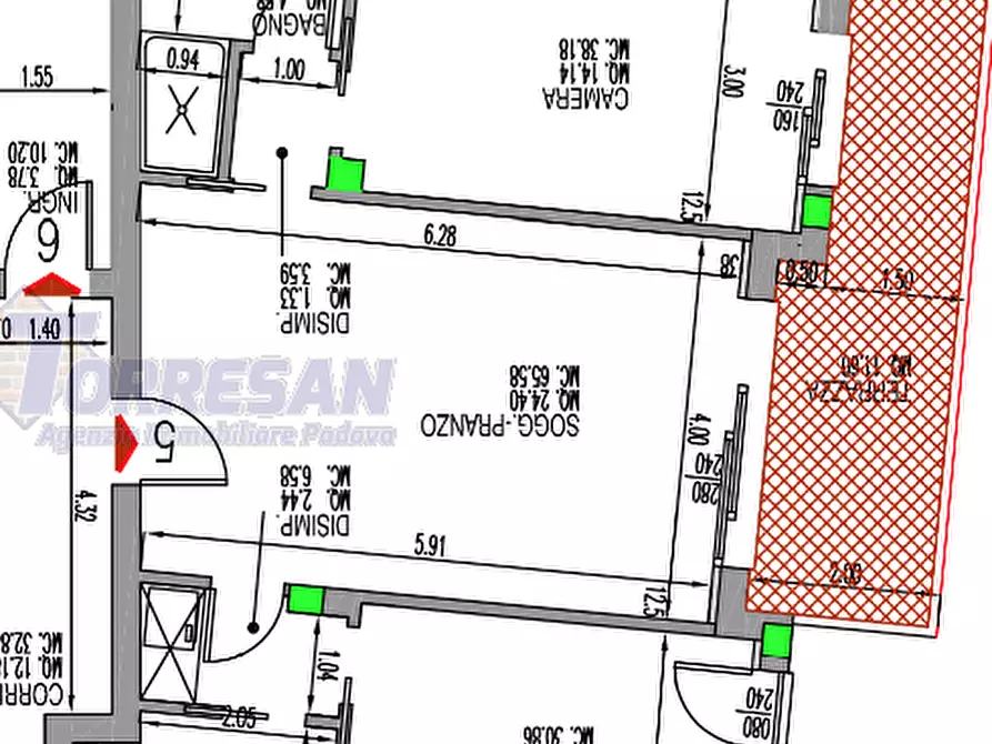 appartamento in vendita a Padova in zona Centro Storico