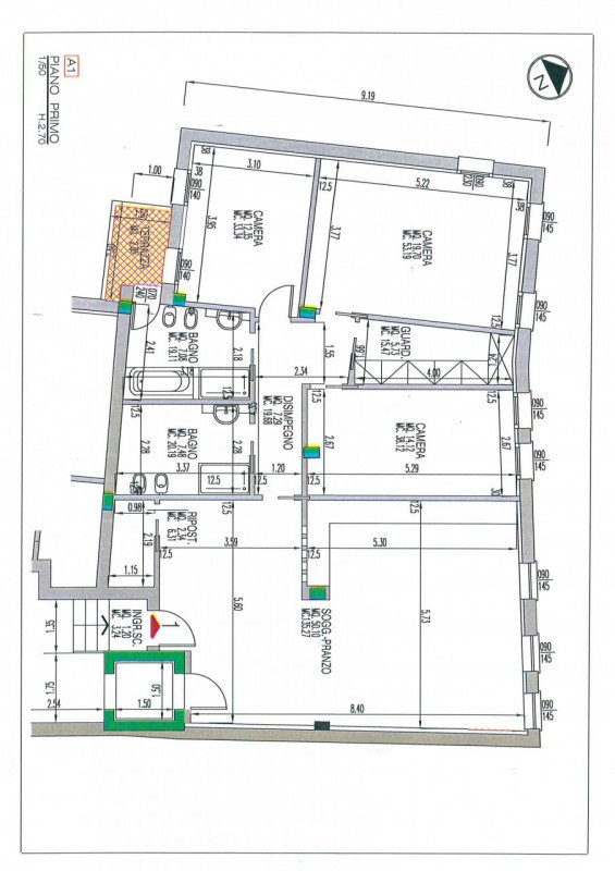 appartamento in vendita a Padova in zona Savonarola