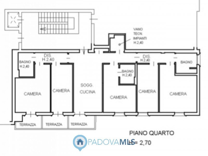appartamento in vendita a Padova in zona San Giuseppe