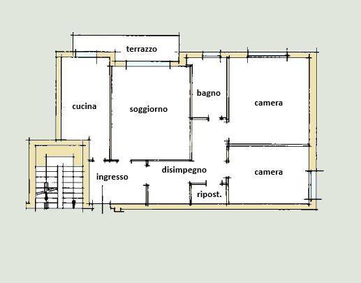 appartamento in vendita a Padova in zona Brentelle