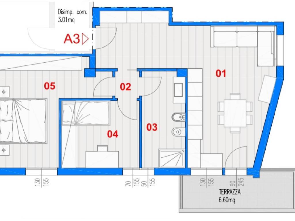 appartamento in vendita a Padova in zona Porta Trento