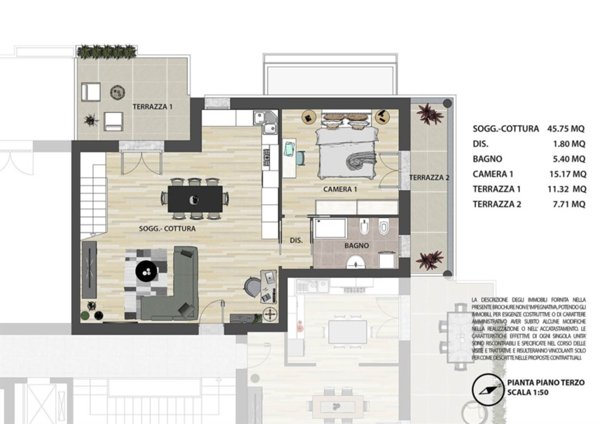 appartamento in vendita a Padova in zona Guizza