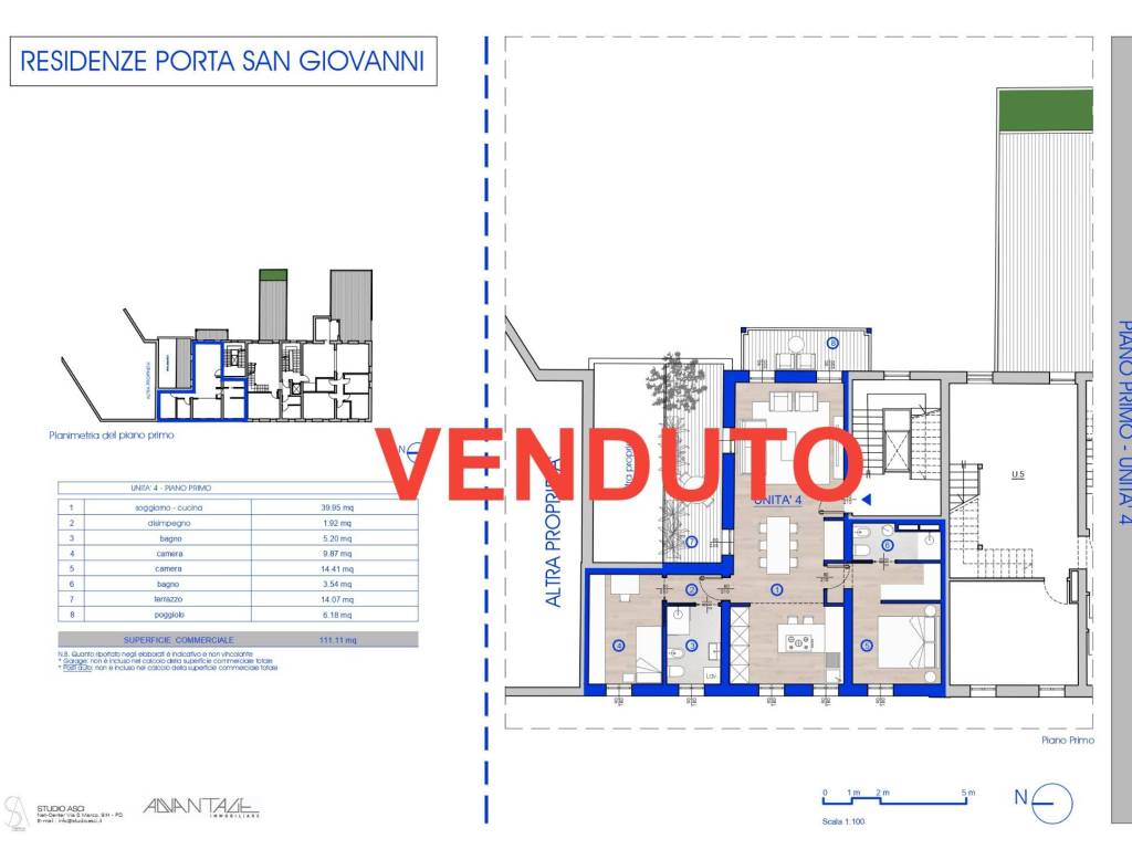 appartamento in vendita a Padova in zona San Giuseppe