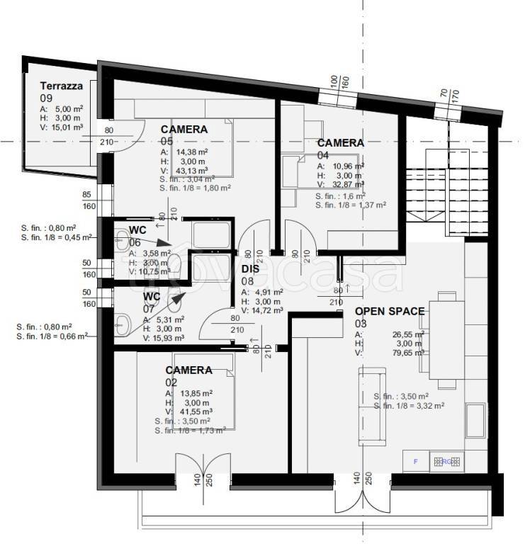appartamento in vendita a Padova in zona Porta Trento