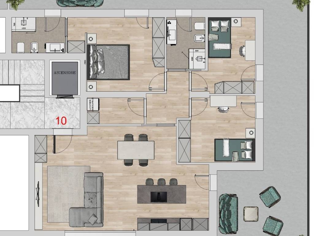 appartamento in vendita a Padova in zona Sacra Famiglia