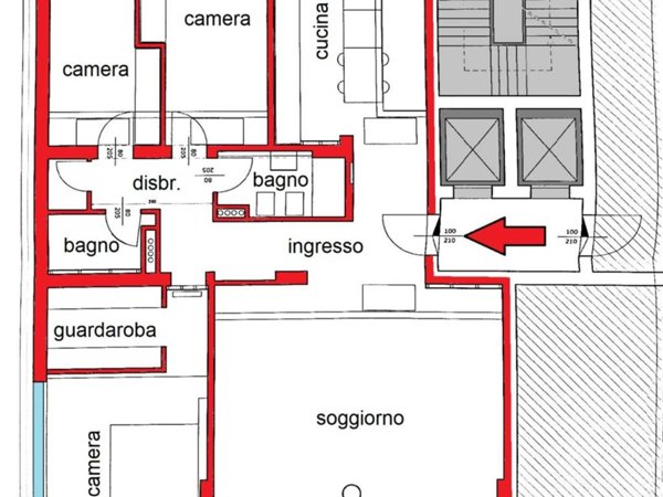 appartamento in vendita a Padova in zona Savonarola