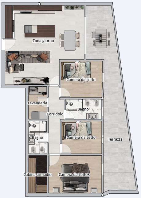 appartamento in vendita a Padova in zona Porta Trento