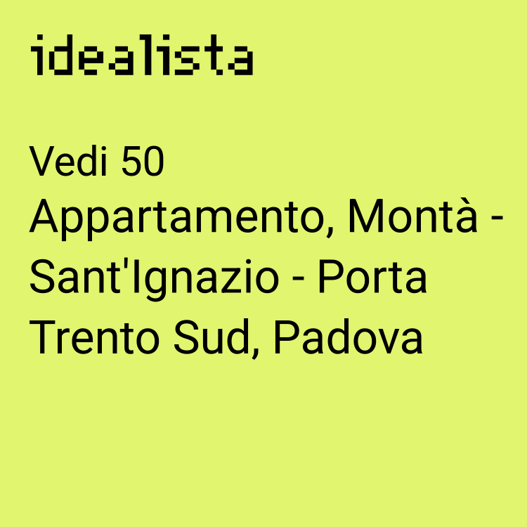 appartamento in vendita a Padova in zona Montà