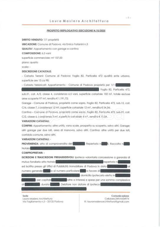 appartamento in vendita a Padova